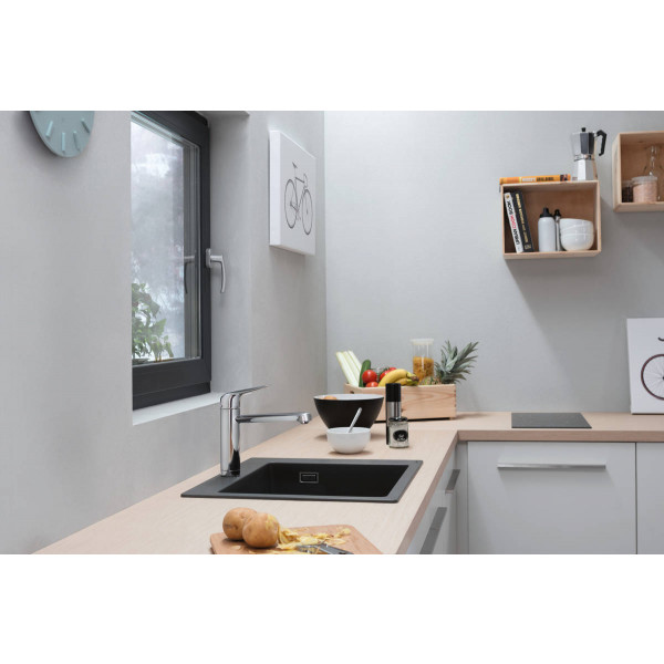 Фото - Смеситель кухонный Hansgrohe Focus M42 Хром (71807000)