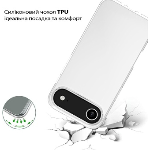 Фото - Чехол для смартфона BeCover for Apple iPhone 17 Air Transparancy (713759)