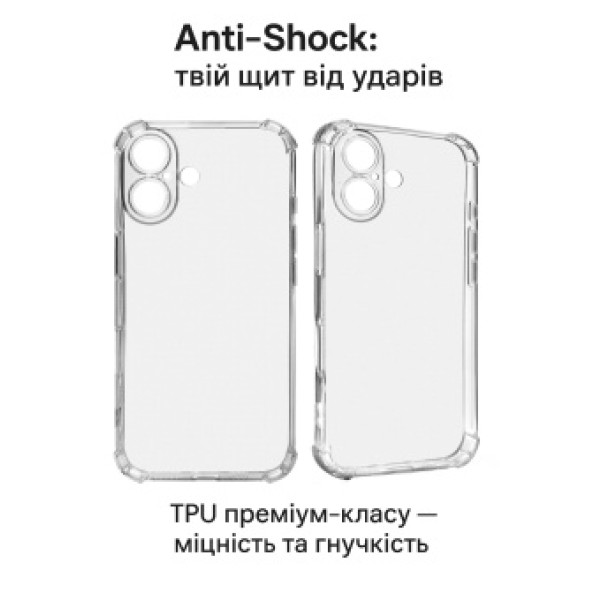 Фото - Чехол для смартфона BeCover Anti-Shock for Apple iPhone 17 Clear (713793)