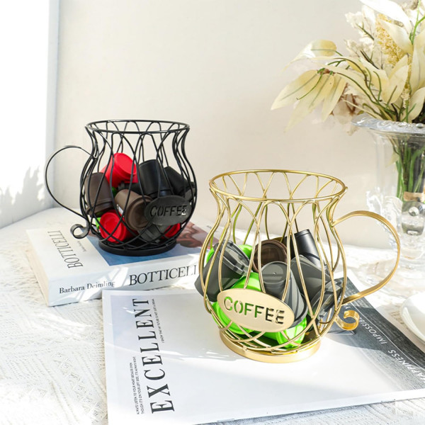 Фото - Емкость для фруктов Viva LACY MUG BLACK 18x14x9.5 см (B090060)