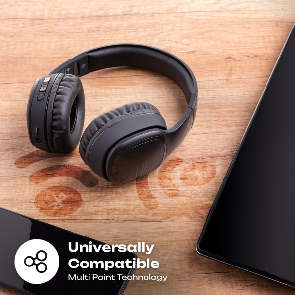 Фото - Наушники полноразмерные беспроводные PowerLocus P7 Black (pwl-p7-black)