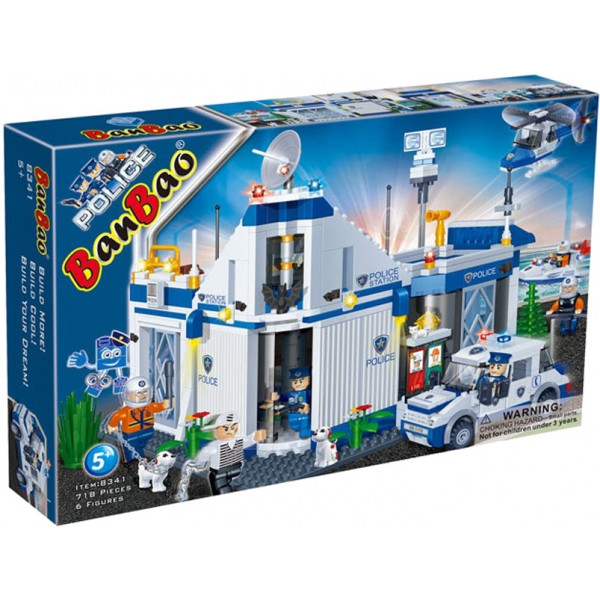 Фото - Пластиковый конструктор Banbao "Полиция" Полицейский отдел (718 элм.) (8341) Фото - Пластиковый конструктор Banbao "Полиция" Полицейский отдел (718 элм.) (8341)