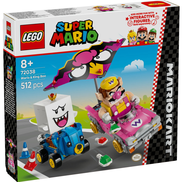 Фото - Конструктор LEGO  Super Mario™ Mario Kart™ – Варио и Кинг Бу (72038)