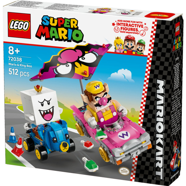 Фото - Конструктор LEGO  Super Mario™ Mario Kart™ – Варио и Кинг Бу (72038)