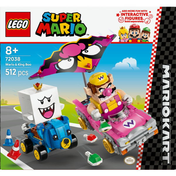 Фото - Конструктор LEGO  Super Mario™ Mario Kart™ – Варио и Кинг Бу (72038)