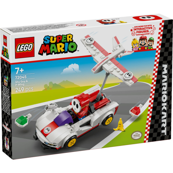 Фото - Конструктор LEGO  Super Mario™ Mario Kart™ – Shy Guy & P-Wing (72045)