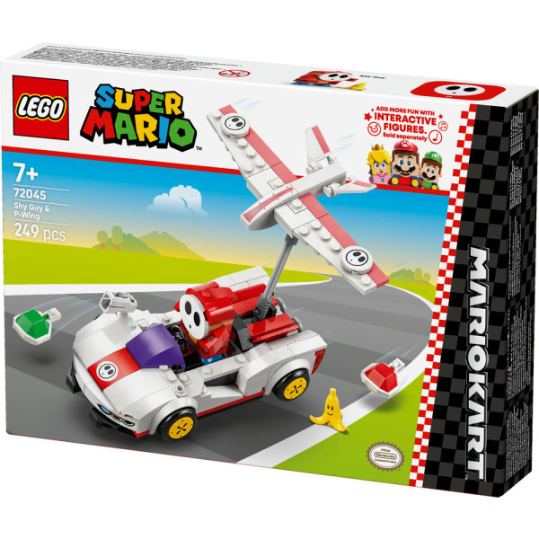 Фото - Конструктор LEGO  Super Mario™ Mario Kart™ – Shy Guy & P-Wing (72045)