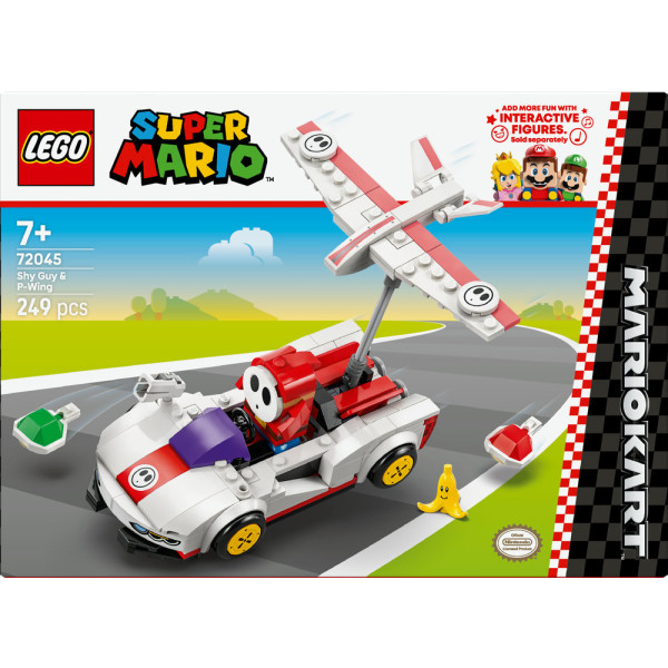Фото - Конструктор LEGO  Super Mario™ Mario Kart™ – Shy Guy & P-Wing (72045)