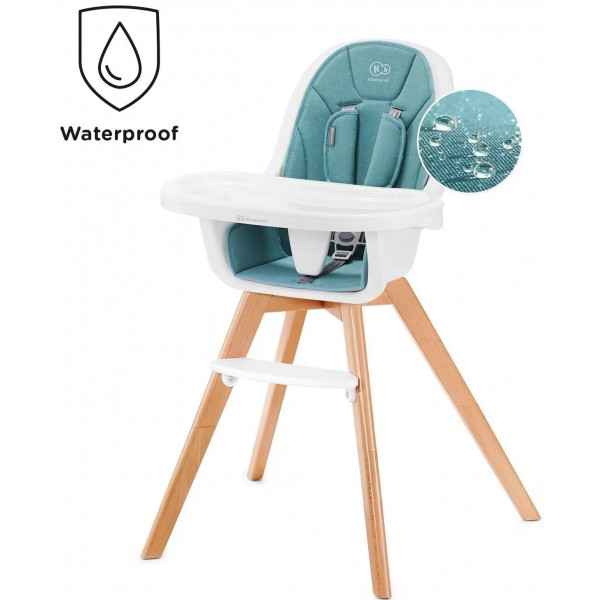 Фото - Стульчик для кормления классический Kinderkraft Tixi Turquoise (KKKTIXITRQ0000)