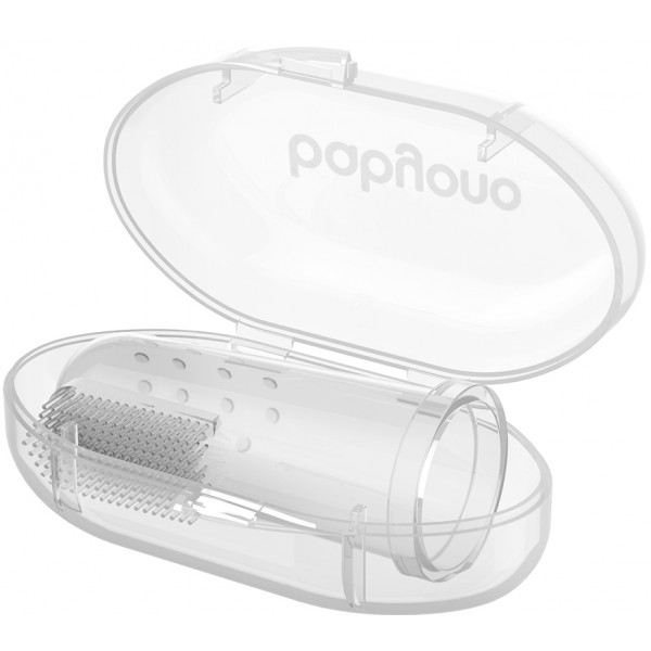 Фото - Зубная щетка мануальная детская BabyOno с массажем для десен Прозрачный (723/01)