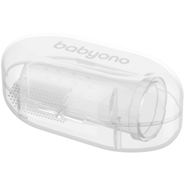 Фото - Зубная щетка мануальная детская BabyOno с массажем для десен Прозрачный (723/01)