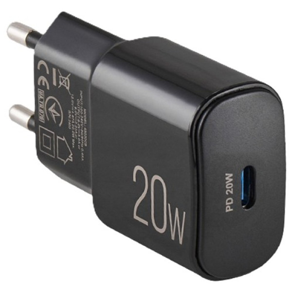 Фото - Сетевое зарядное устройство Brevia ePower PD20W USB-C (45020CB)