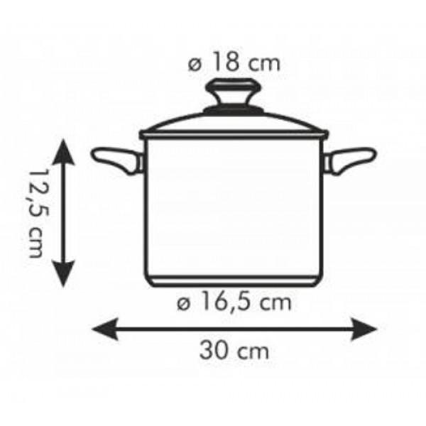 Фото - Кастрюля tescoma 728018 Presto 18 см