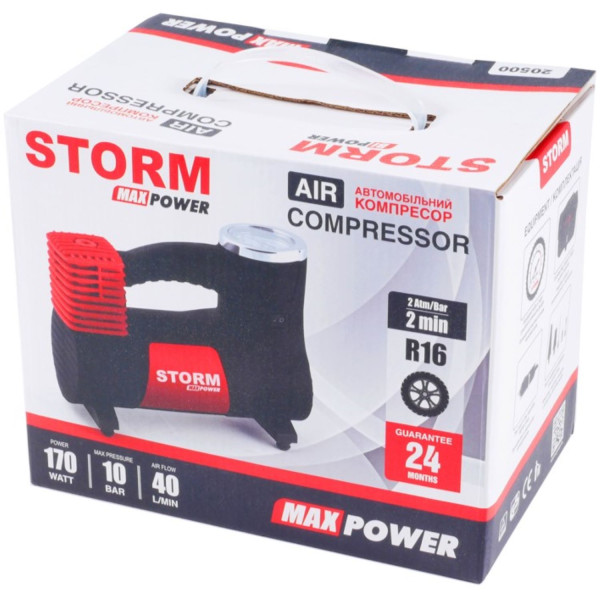 Фото - Автокомпрессор Storm Max Power (20500)