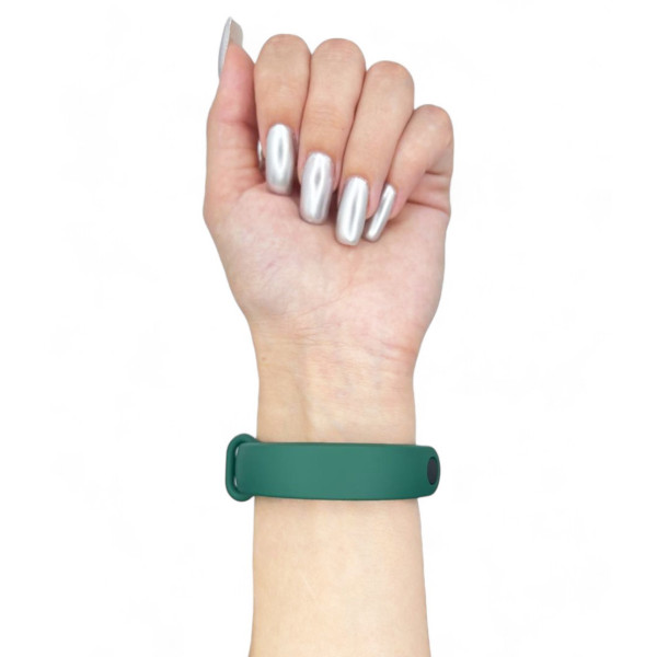 Фото - Ремешок для фитнес-браслета BeCover for Xiaomi Mi Smart Band 10 Dark Green (713593)