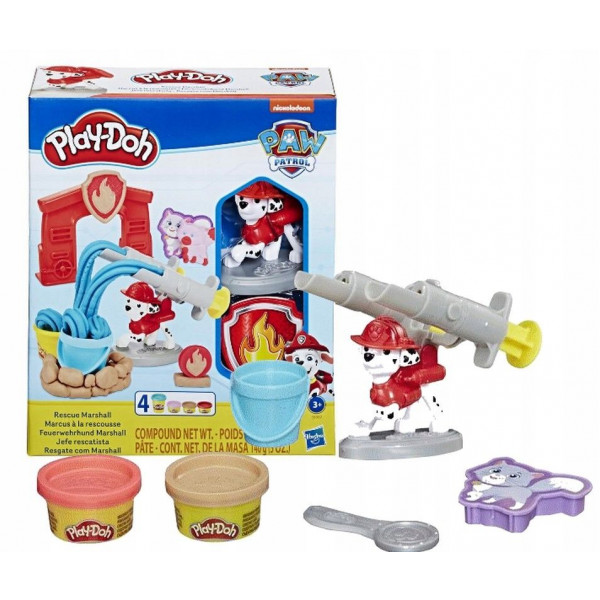 Фото - Наборы для лепки Hasbro Play-Doh Щенячий патруль Маршалл: пожарные (E6887)