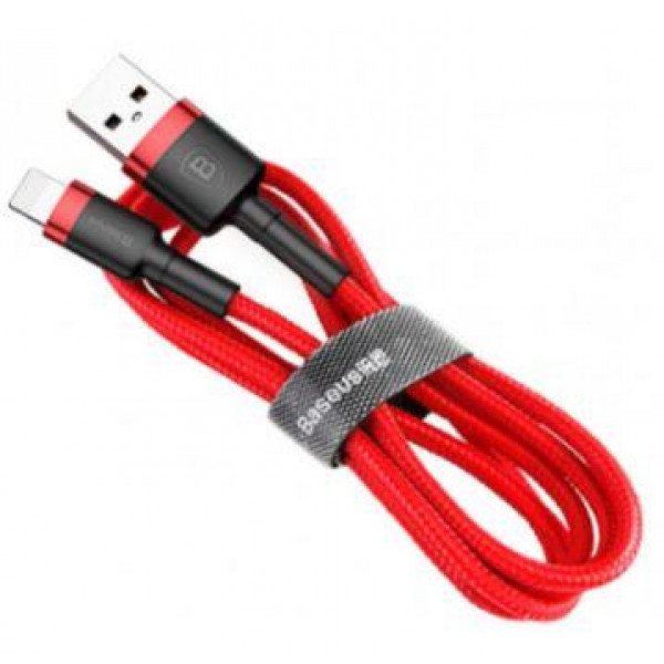 Фото - Кабель синхронизации данных Baseus Cafule USB-Lightning 2m Red (CALKLF-C09)