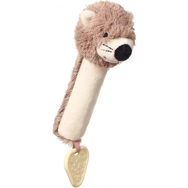 Фото - Погремушка BabyOno с пищалкой "Выдра Маги", 24 см (738)