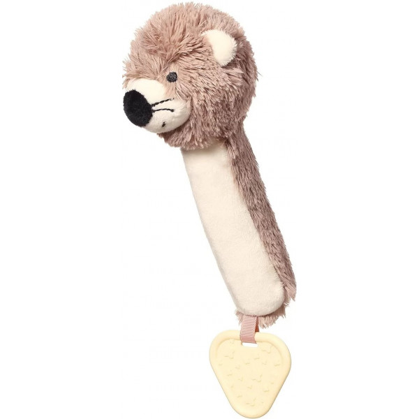 Фото - Погремушка BabyOno с пищалкой "Выдра Маги", 24 см (738)