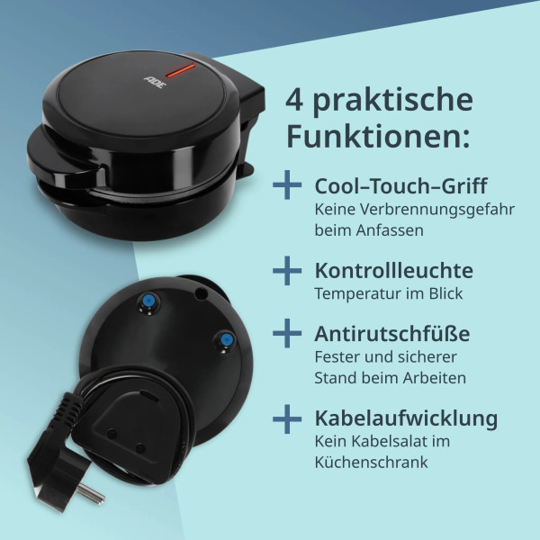 Фото - Вафельница ADE KG2344