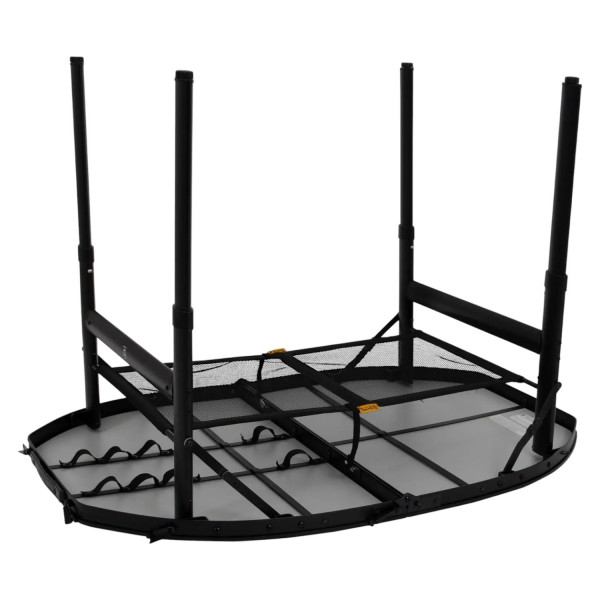 Фото - Складной стол Bo-camp Woodbine Oval Black/Wood look (1404185)