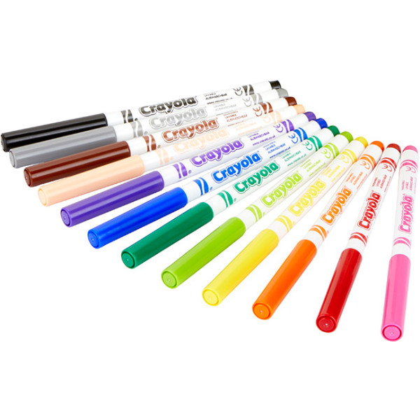 Фото - Фломастеры Crayola Supertips (washable) 12 шт. (7509)