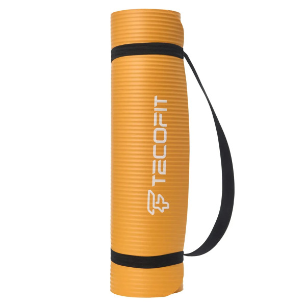 Фото - Коврик для йоги и фитнеса TECOFIT NBR 183x61x1 см Оранжевый +чехол-сумка в подарок (TOP20106462/5)