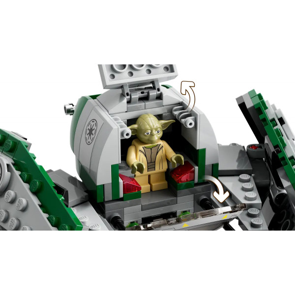 Фото - Конструктор LEGO Star Wars Джедайский истребитель Йоды (75360)