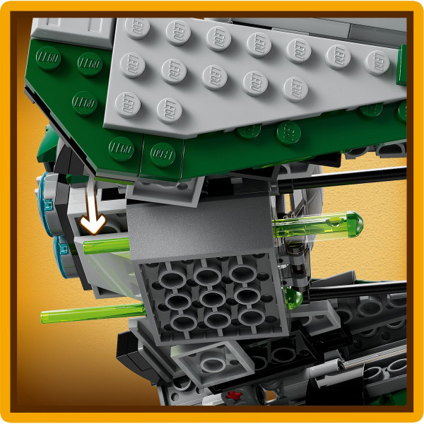 Фото - Конструктор LEGO Star Wars Джедайский истребитель Йоды (75360)