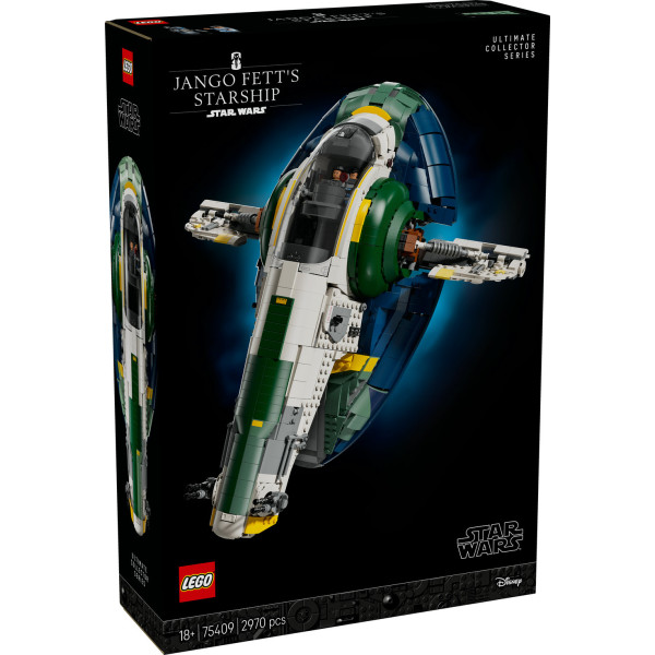 Фото - Конструктор LEGO  Star Wars™ Звездолет класса Firespray Джанго Фетта (75409)