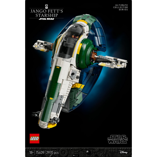 Фото - Конструктор LEGO  Star Wars™ Звездолет класса Firespray Джанго Фетта (75409)