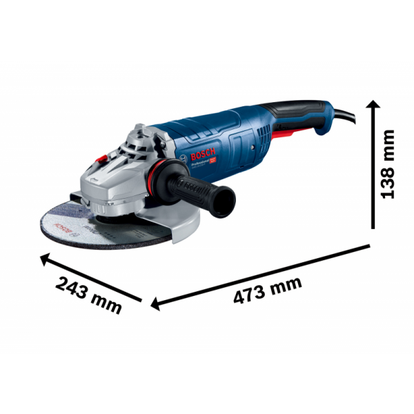 Фото - Болгарка Bosch GWS 24-230 P (0.601.8C3.100)