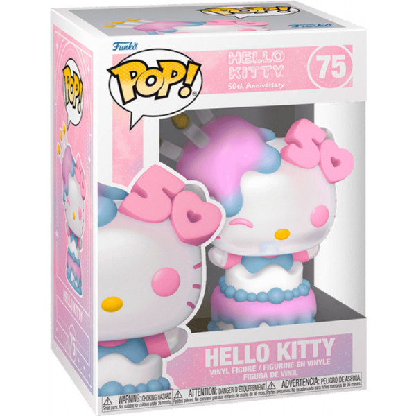 Фото - Коллекционная фигурка FUNKO POP! cерии Sanrio: Hello Kitty - ХЕЛЛОУ КИТТИ В ТОРТЕ (76089)