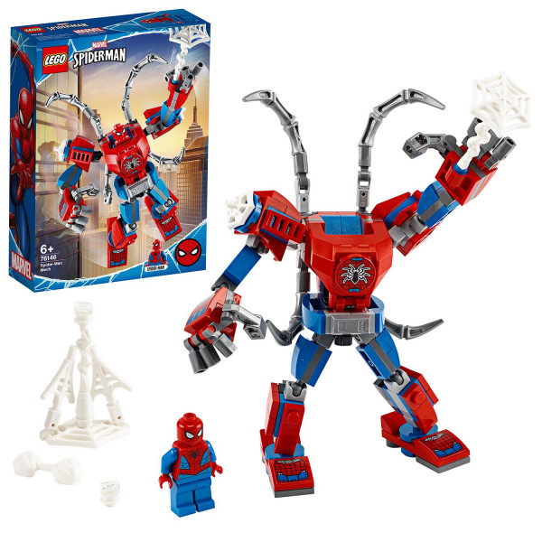 Фото - Конструктор LEGO Super Heroes Человек-Паук: трансформер (76146)
