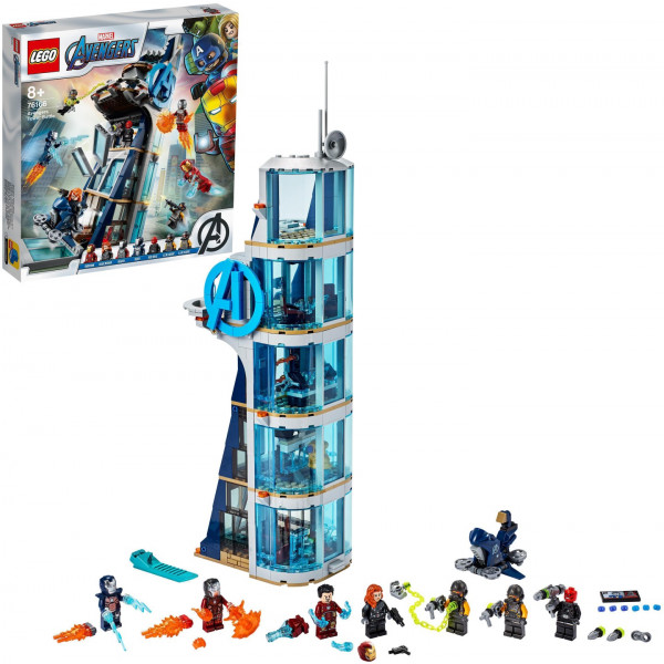 Фото - Конструктор LEGO Marvel Битва за башню Мстителей (76166)