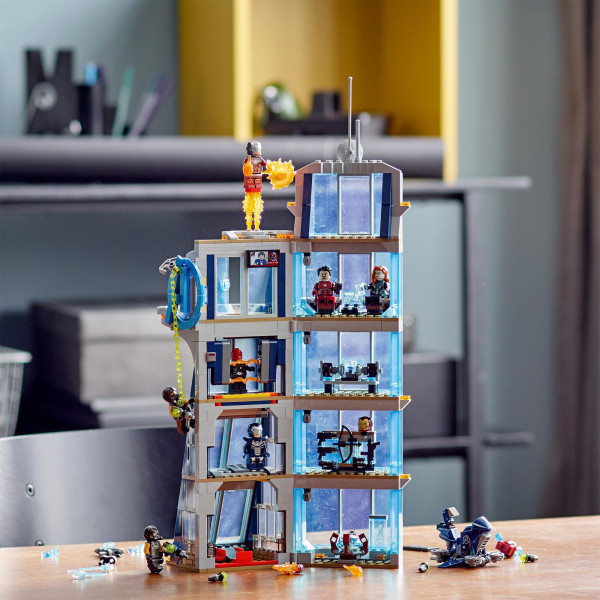 Фото - Конструктор LEGO Marvel Битва за башню Мстителей (76166)