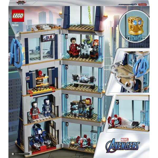 Фото - Конструктор LEGO Marvel Битва за башню Мстителей (76166)