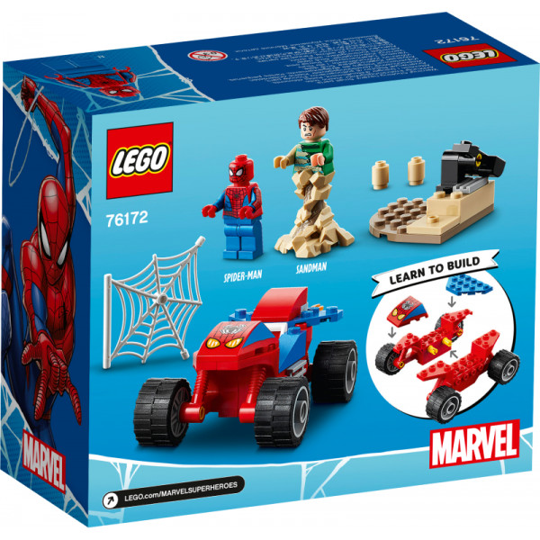 Фото - Конструктор LEGO Marvel Spider-Man Противостояние Человека-Паука и Песчаного Человека (76172)
