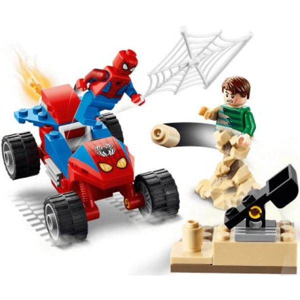 Фото - Конструктор LEGO Marvel Spider-Man Противостояние Человека-Паука и Песчаного Человека (76172)