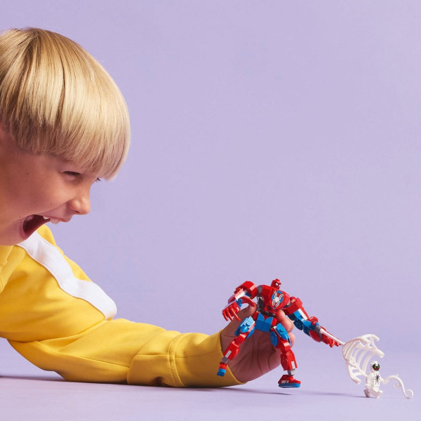 Фото - Конструктор LEGO Marvel Робот Человека Паука против Анти-Венома (76308)