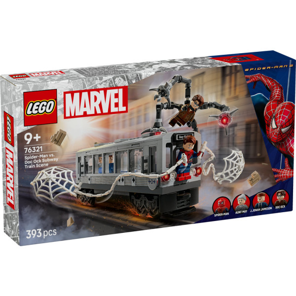 Фото - Конструктор LEGO  Super Heroes Marvel Человек-Паук против Дока Ока: Сцена в метро (76321)
