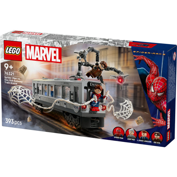 Фото - Конструктор LEGO  Super Heroes Marvel Человек-Паук против Дока Ока: Сцена в метро (76321)