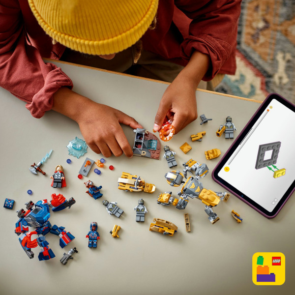 Фото - Конструктор LEGO  Super Heroes Marvel Мстители: Завершение Тор против Читаури (76322)
