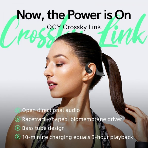 Фото - Наушники накладные беспроводные QCY Crossky Link T22 Midnight Black