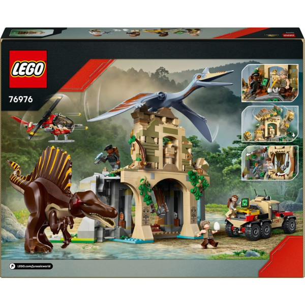 Фото - Конструктор LEGO  Jurassic World Воздушная миссия со спинозавром и кетцалькоатлем (76976)