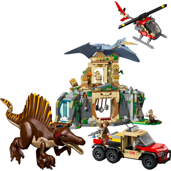 Фото - Конструктор LEGO  Jurassic World Воздушная миссия со спинозавром и кетцалькоатлем (76976)