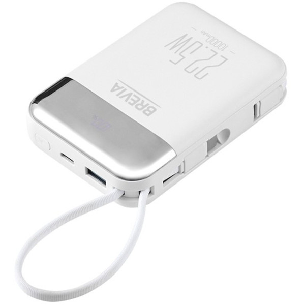 Фото - Батарея мобильная Brevia 10000mAh 22.5W Type-C + Lightning Cable (45122)