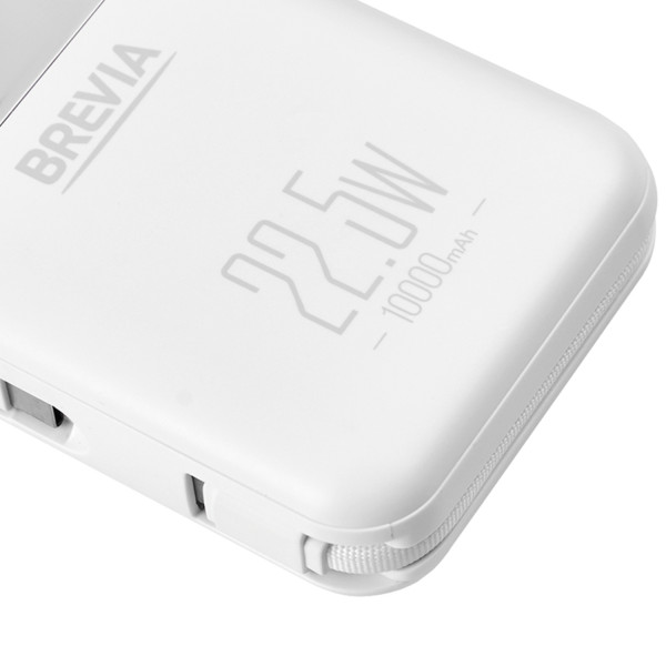 Фото - Батарея мобильная Brevia 10000mAh 22.5W Type-C + Lightning Cable (45122)