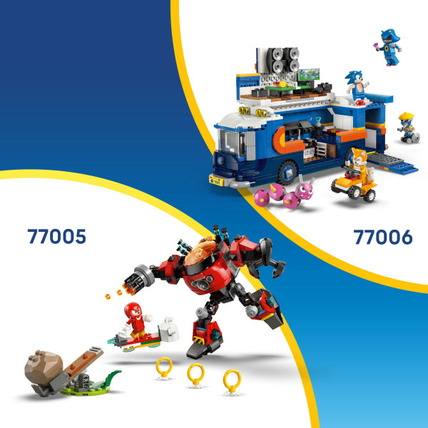 Фото - Конструктор LEGO  Sonic Knuckles против Dr. Eggman Egg Crusher Mech (77005)