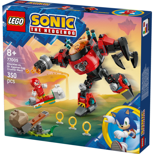 Фото - Конструктор LEGO  Sonic Knuckles против Dr. Eggman Egg Crusher Mech (77005)